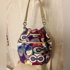 Coach Vintage Poppy Graffiti Shoulder Bag